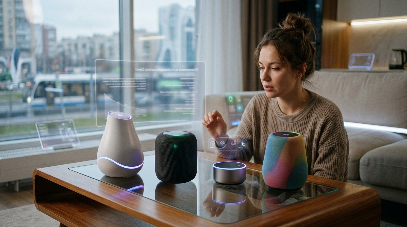 Выбор умной колонки в 2026 году: полное сравнение Алисы, Маруси, Siri и Google Assistant